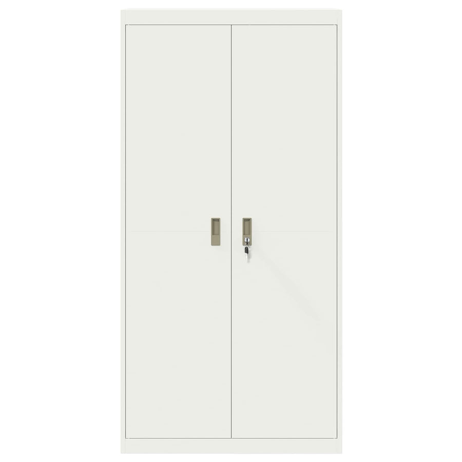 Opbergkast Wit 90 x 40 x 180 cm Staal