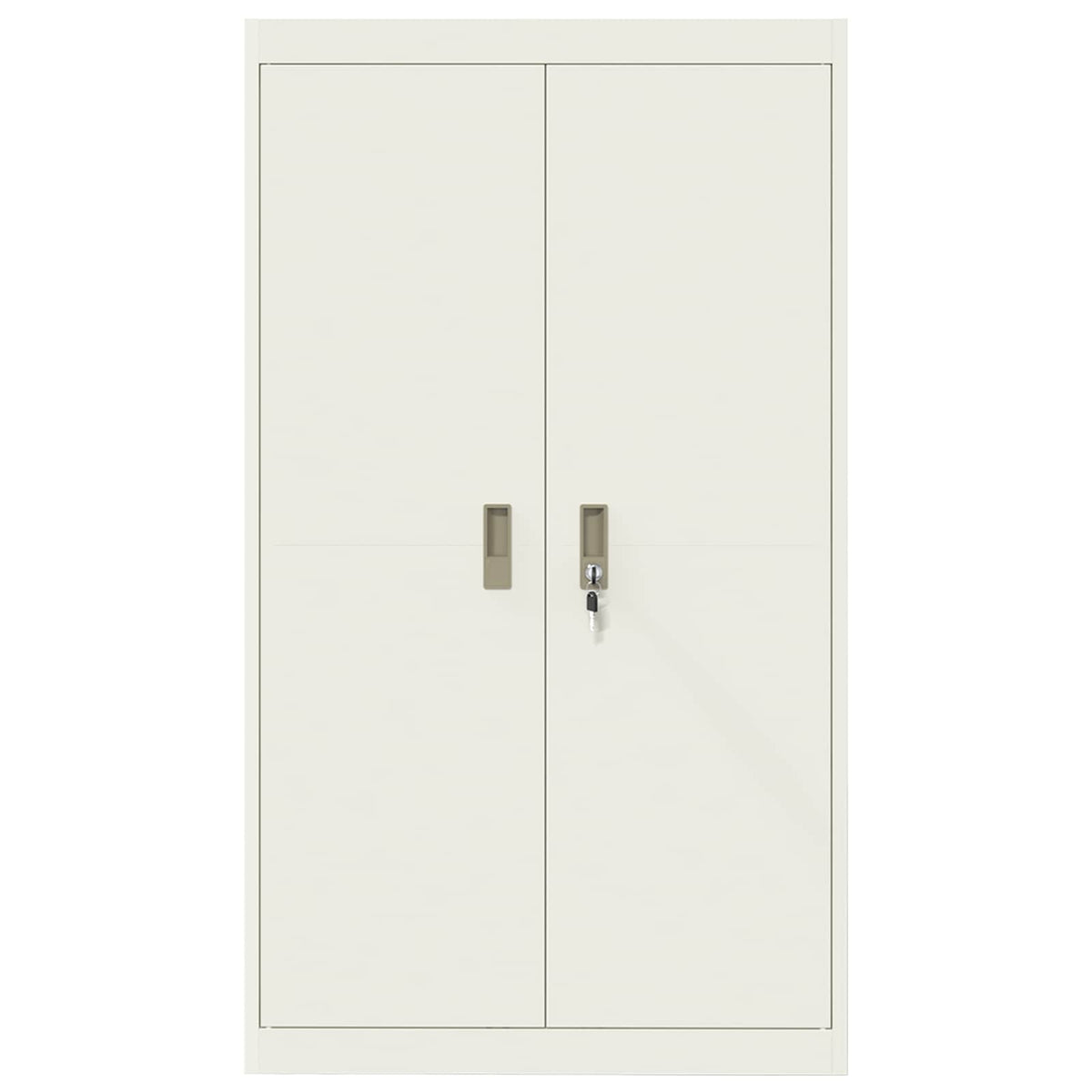 Opbergkast Wit 80 x 40 x 140 cm Staal
