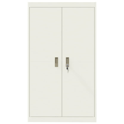 Opbergkast Wit 80 x 40 x 140 cm Staal