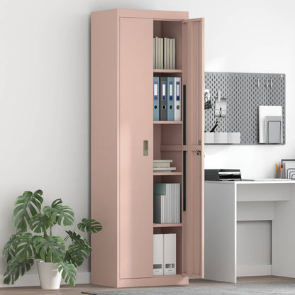 Opbergkast Roze 60 x 40 x 200 cm Staal