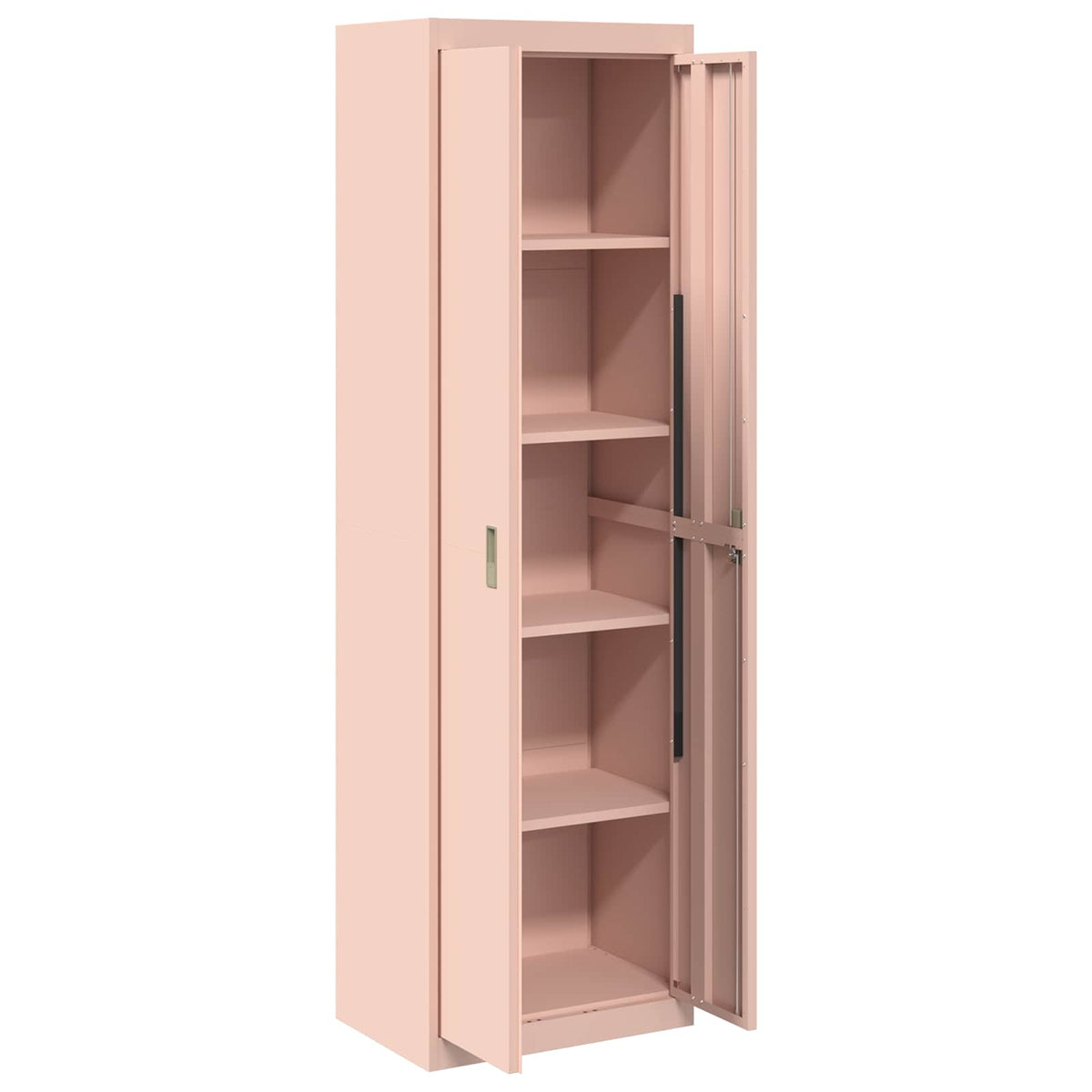 Opbergkast Roze 60 x 40 x 200 cm Staal