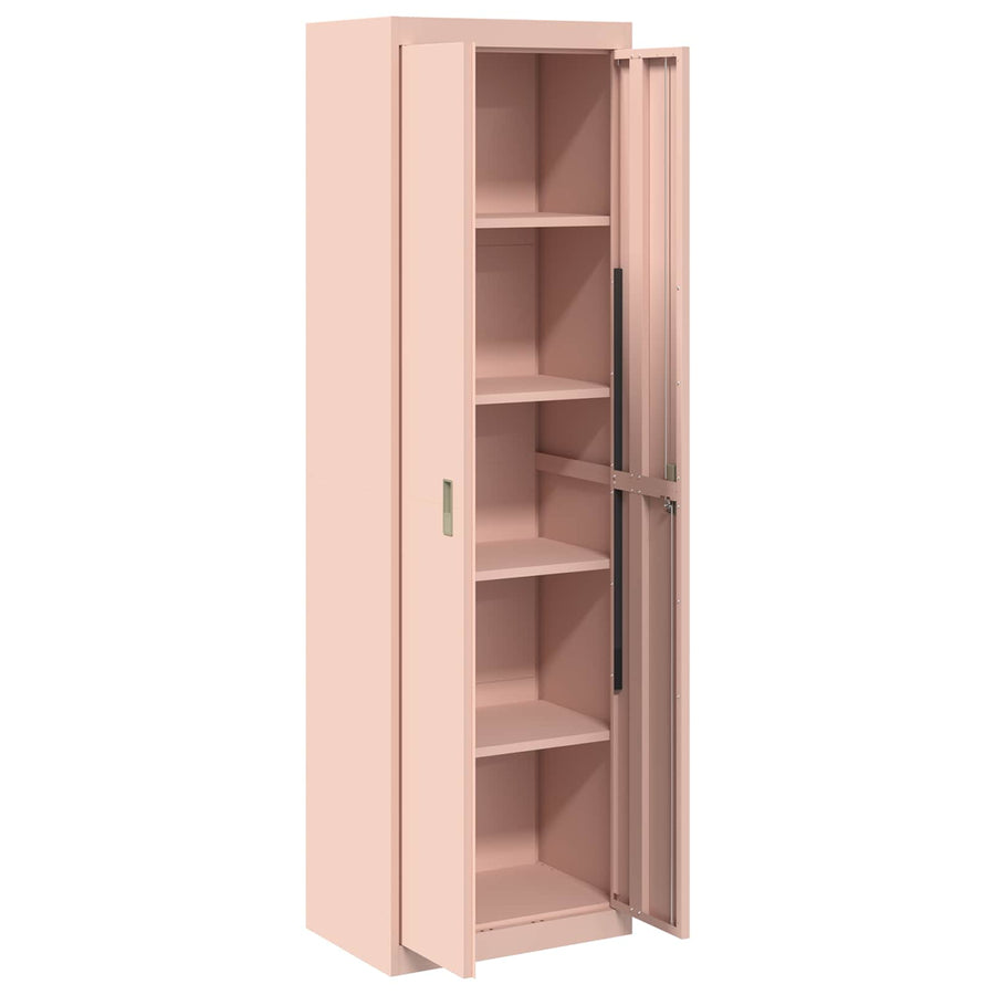 Opbergkast Roze 60 x 40 x 200 cm Staal