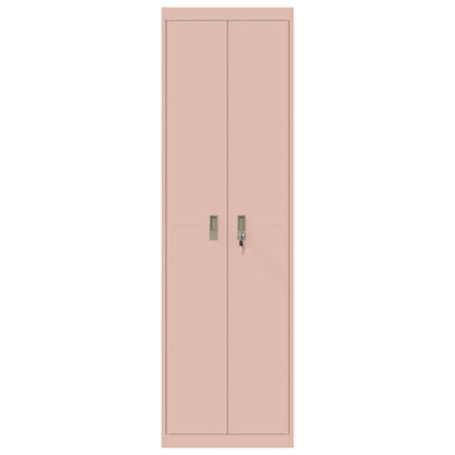 Opbergkast Roze 60 x 40 x 200 cm Staal