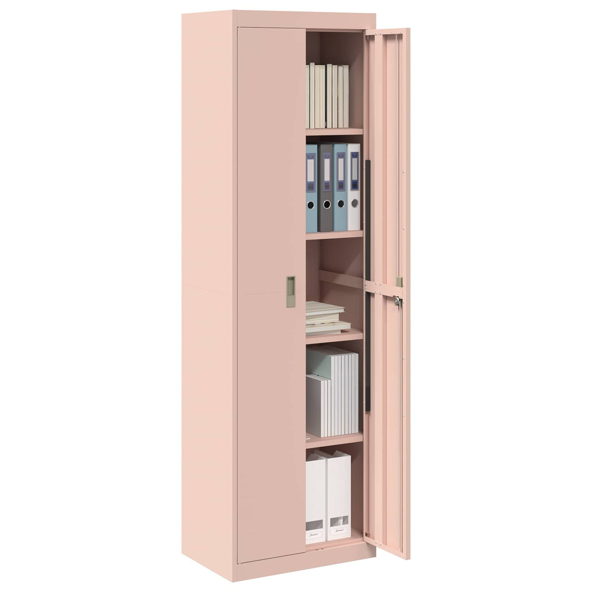 Opbergkast Roze 60 x 40 x 200 cm Staal