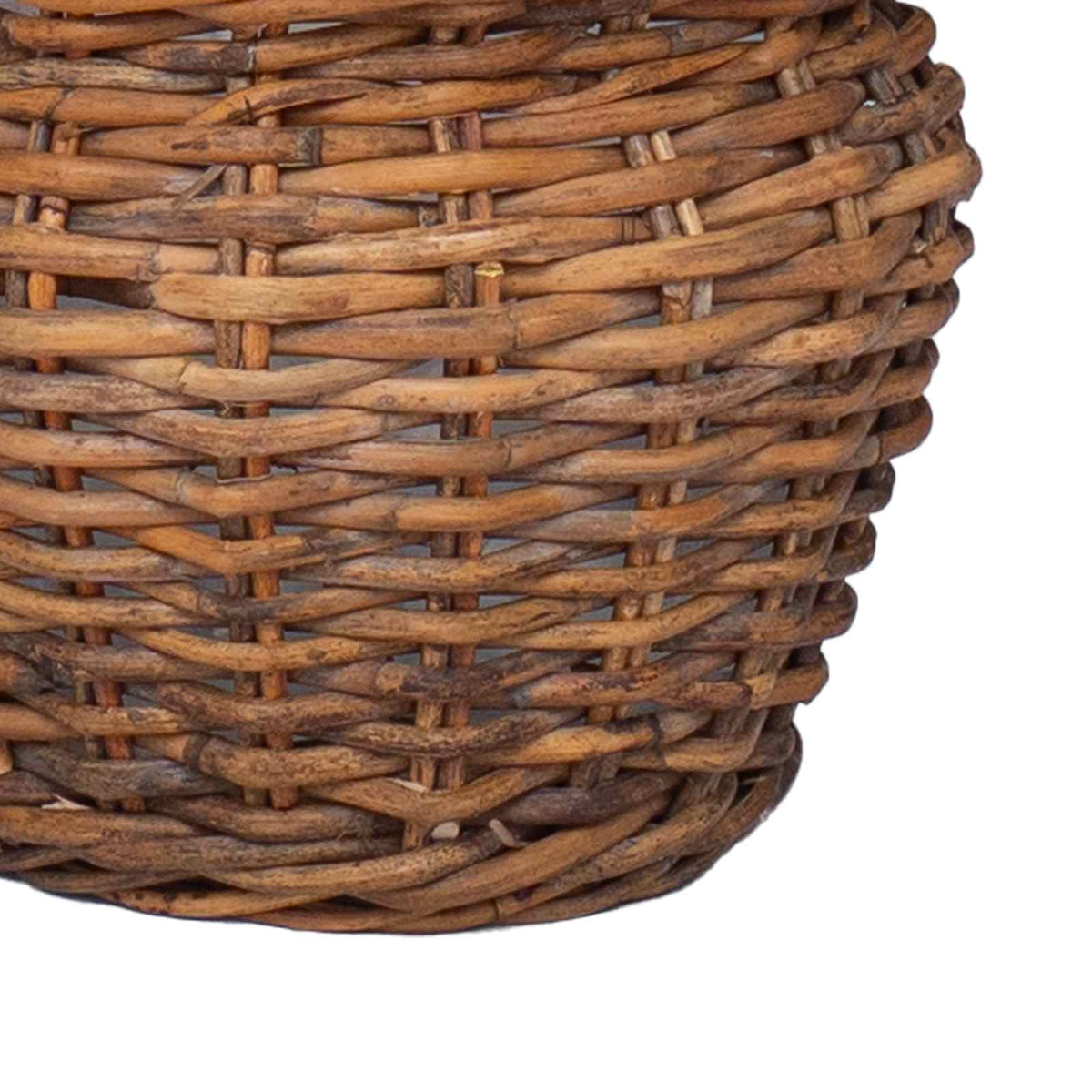 Plantenmand met opslag 2 pcs Bruin Lacak Riet