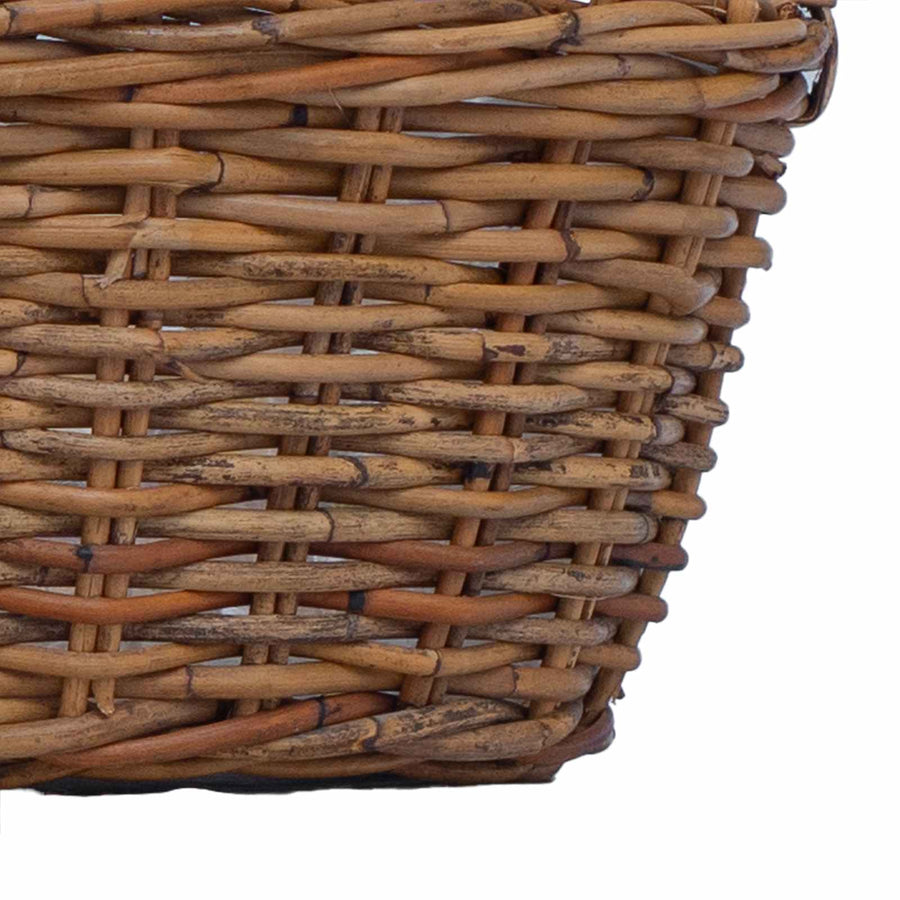 Plantenmand met opslag 2 pcs Bruin Lacak Riet