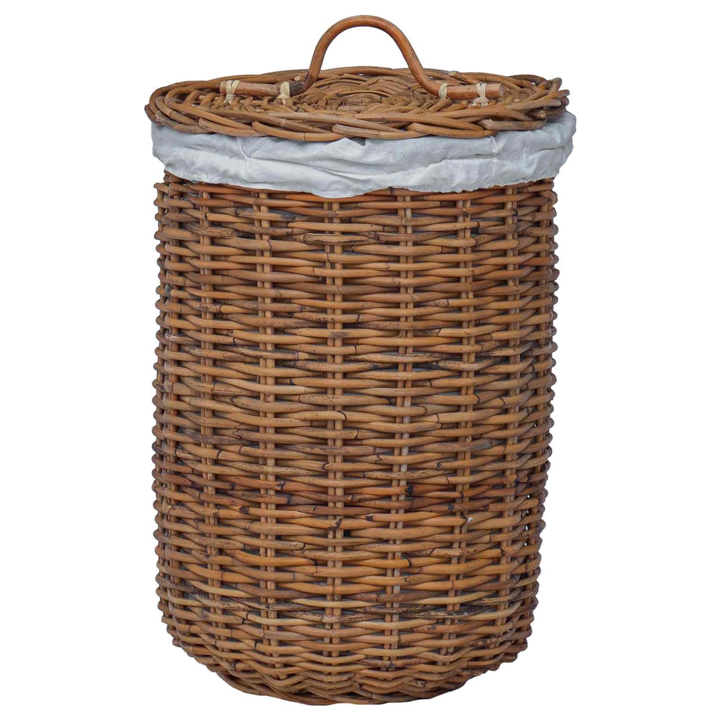 Wasmand 2 pcs Bruin Kubu Rattan