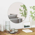 Round Wall Mirror Ø 50 cm Tempered Glass