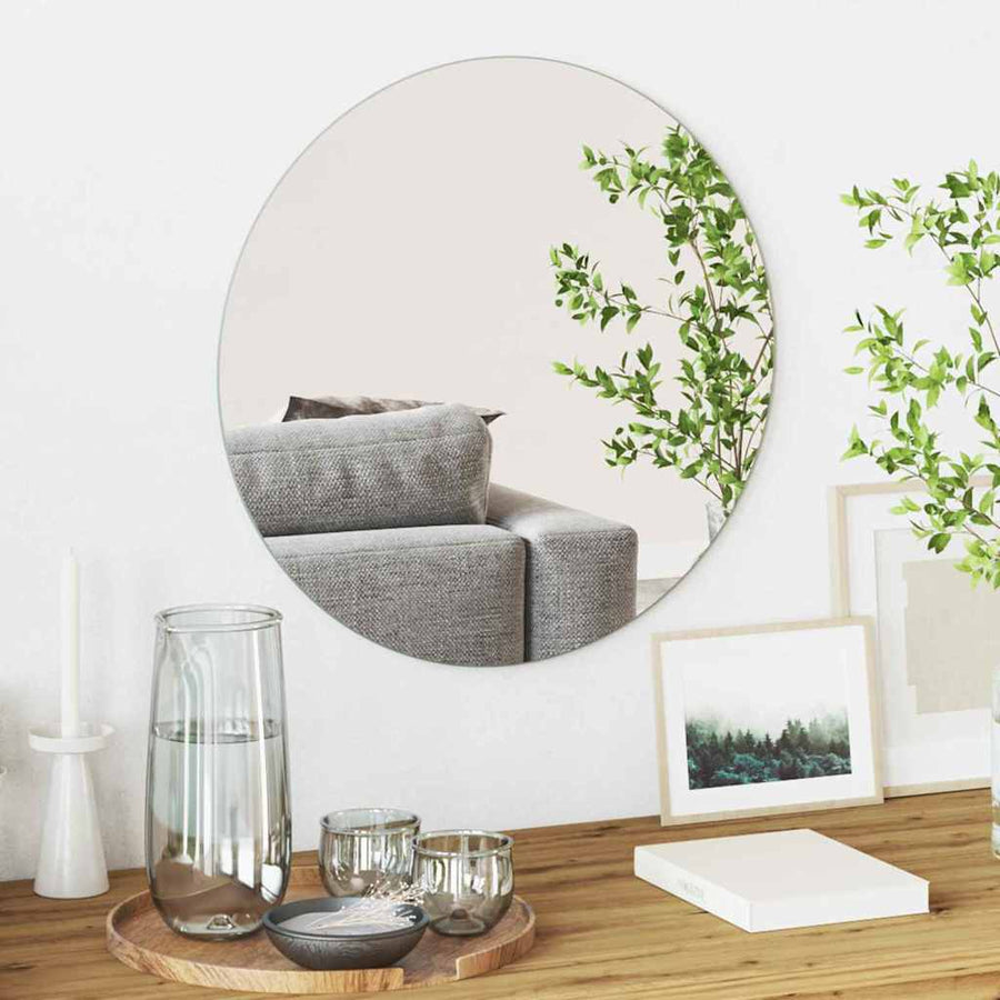 Wandspiegel Ø 50 cm gehard glas