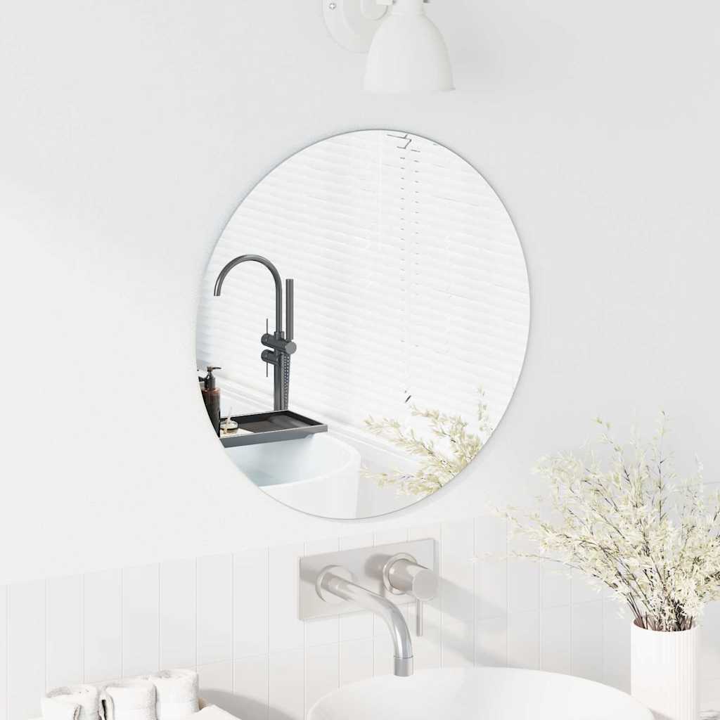 Wandspiegel Ø 50 cm gehard glas