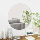 Round Wall Mirror Ø 60 cm Tempered Glass