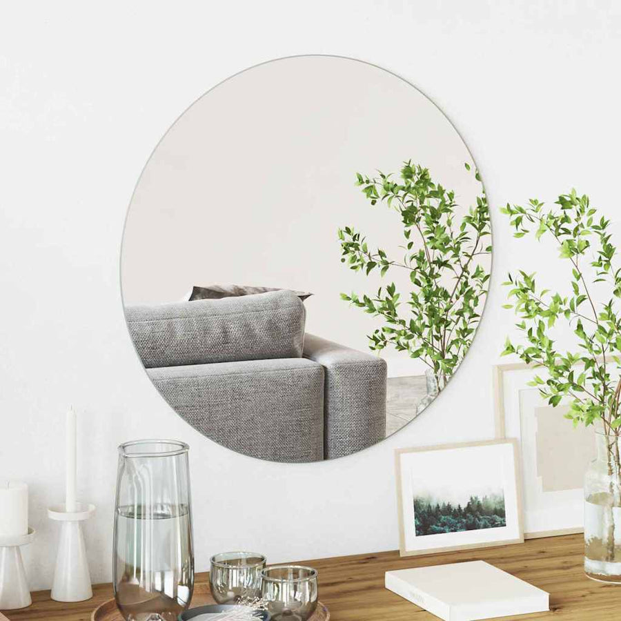 Wandspiegel Ø 60 cm gehard glas