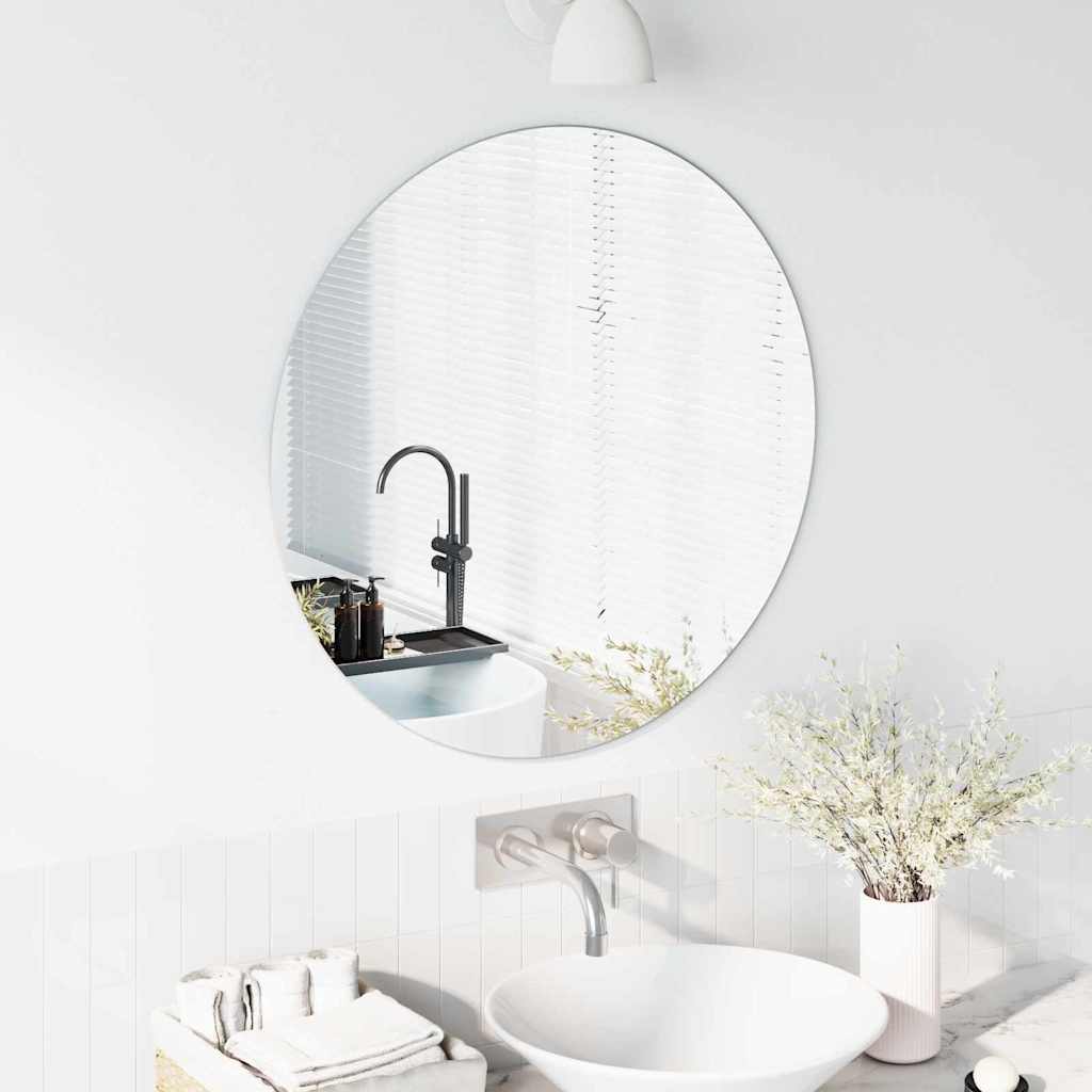 Wandspiegel Ø 70 cm gehard glas