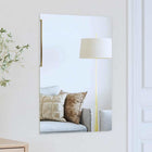 Rectangular Wall Mirror 70 x 50 cm Tempered Glass