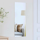 Rectangular Wall Mirror 30 x 80 cm Tempered Glass