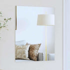 Rectangular Wall Mirror 50 x 60 cm Tempered Glass