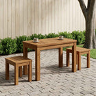 Salontafel Naturel 60,5 x 30 x 36 cm Massief Acaciahout