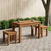 Salontafel massief acaciahout 60,5x30x36 cm naturel