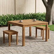 Salontafel massief acaciahout 80x80,5x45 cm