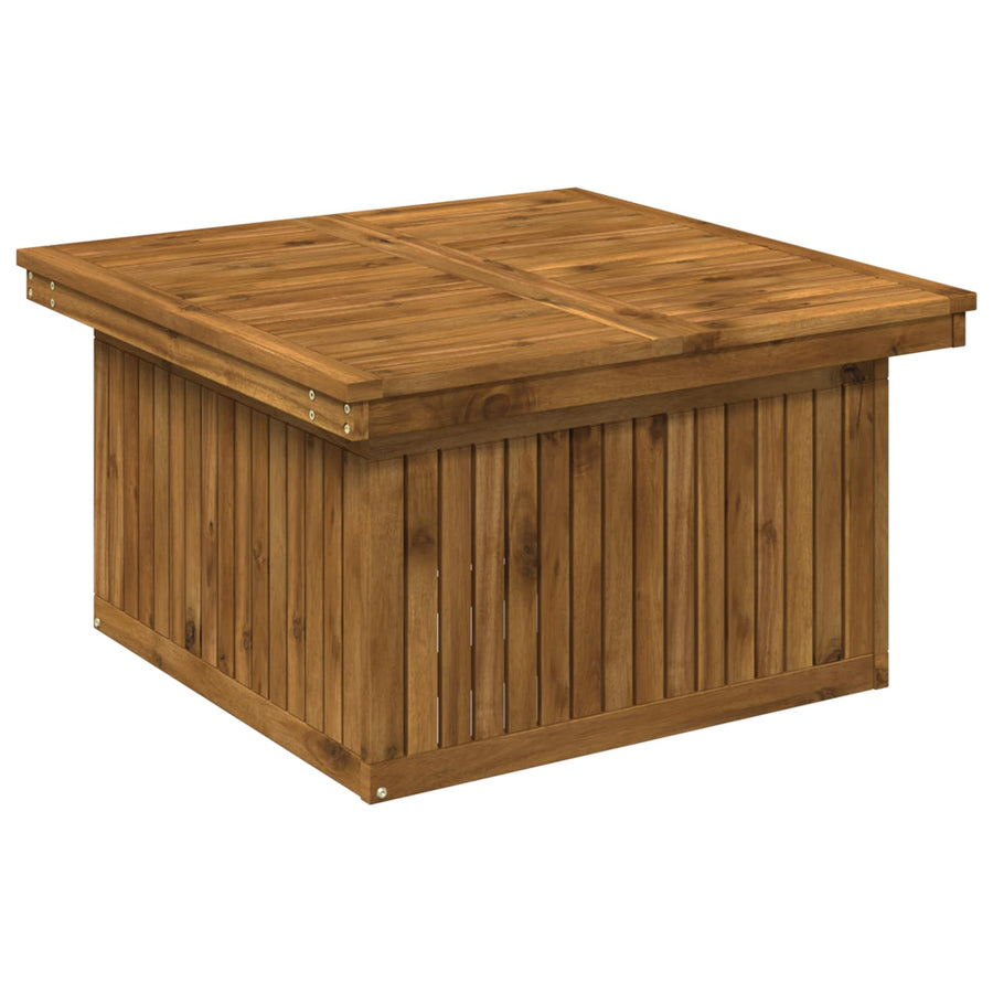 Tuinfoto Tafel Massief Acaciahout Hoogte Verstelbaar Naturel