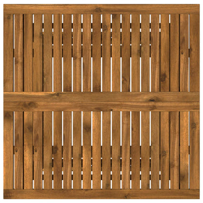 Tuinfoto Tafel Massief Acaciahout Hoogte Verstelbaar Naturel