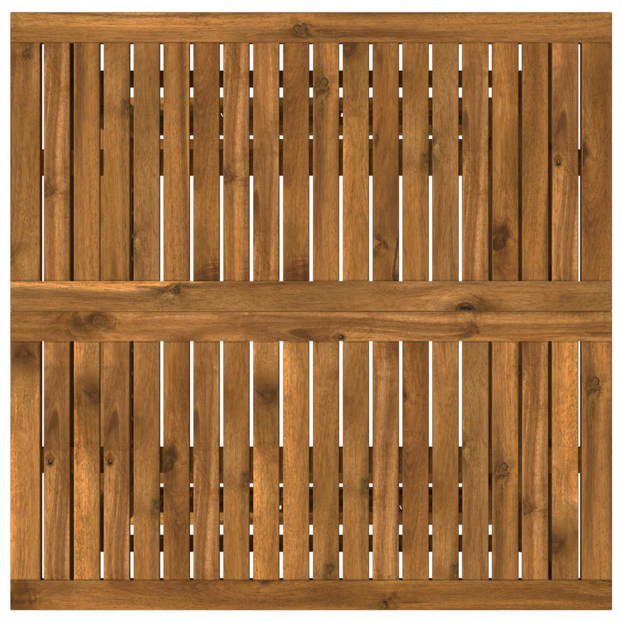 Tuinfoto Tafel Massief Acaciahout Hoogte Verstelbaar Naturel