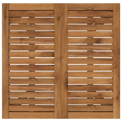 Tuindiner tafel Naturel 70 x 68,5 x 75 cm Massief Acaciahout