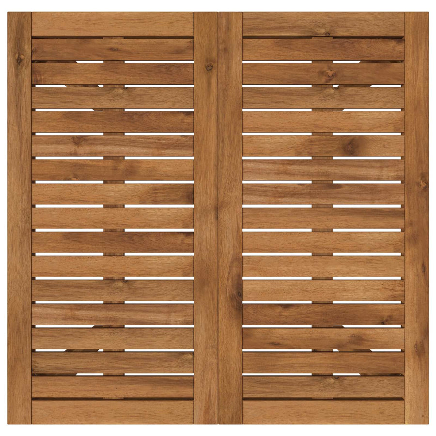 Tuindiner tafel Naturel 70 x 68,5 x 75 cm Massief Acaciahout