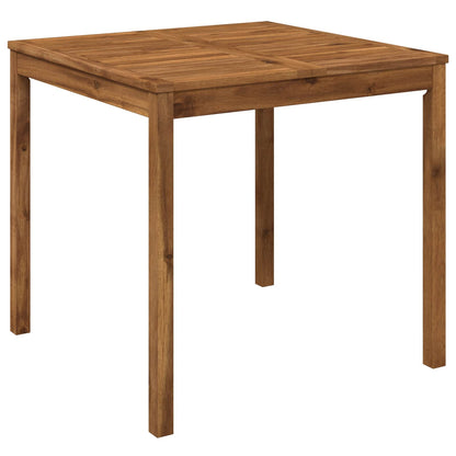 Tuindiner tafel Naturel 80 x 80,5 x 75 cm Massief Acaciahout