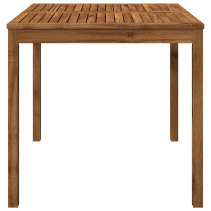 Tuindiner tafel Naturel 80 x 80,5 x 75 cm Massief Acaciahout