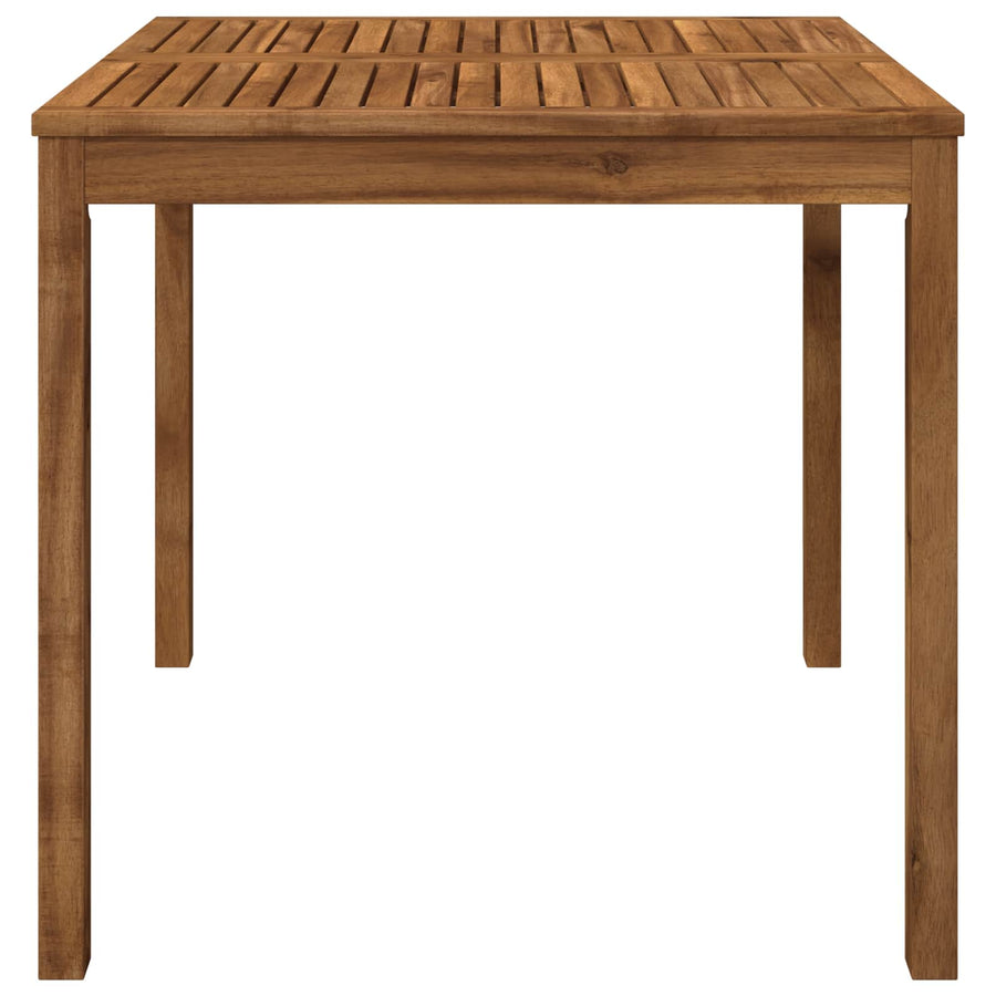 Tuindiner tafel Naturel 80 x 80,5 x 75 cm Massief Acaciahout