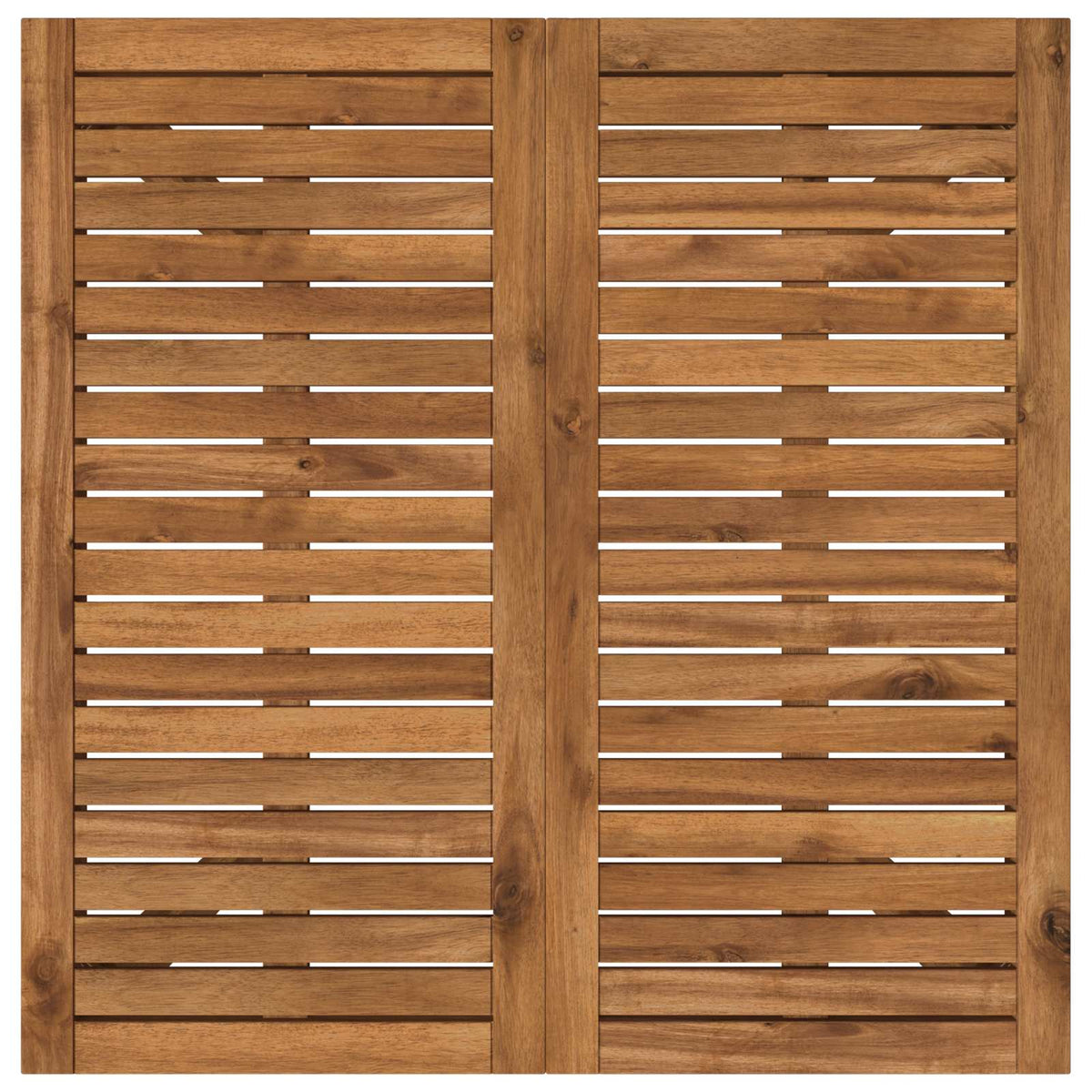 Tuindiner tafel Naturel 80 x 80,5 x 75 cm Massief Acaciahout