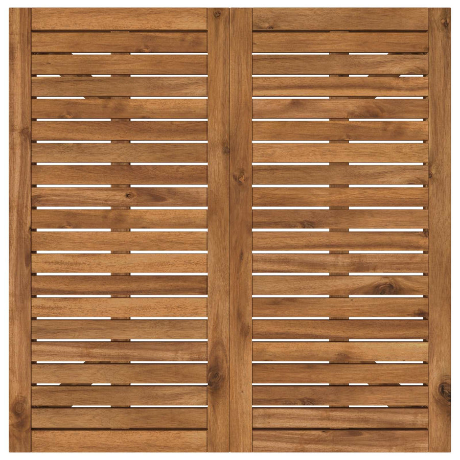 Tuindiner tafel Naturel 80 x 80,5 x 75 cm Massief Acaciahout