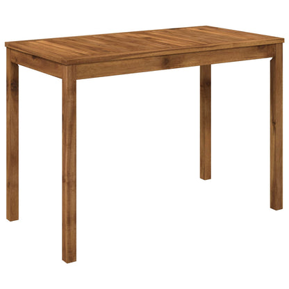 Tuindiner tafel Naturel 108,5 x 55 x 75 cm Massief Acaciahout