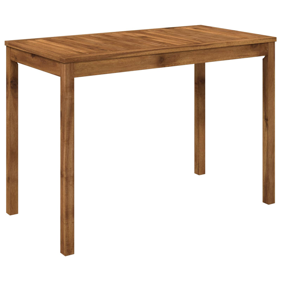 Tuindiner tafel Naturel 108,5 x 55 x 75 cm Massief Acaciahout