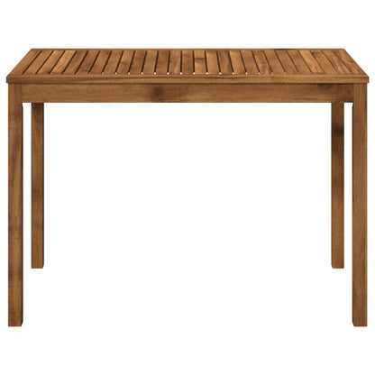 Tuindiner tafel Naturel 108,5 x 55 x 75 cm Massief Acaciahout