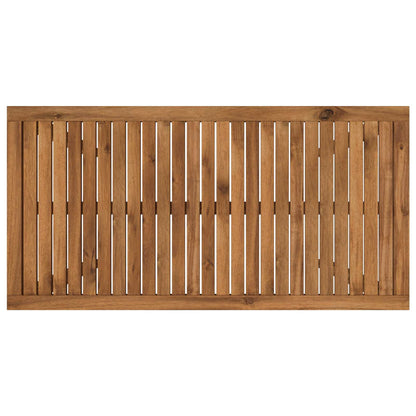 Tuindiner tafel Naturel 108,5 x 55 x 75 cm Massief Acaciahout