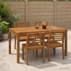 Eettafel acaciahout 141x80,5x75 cm naturel