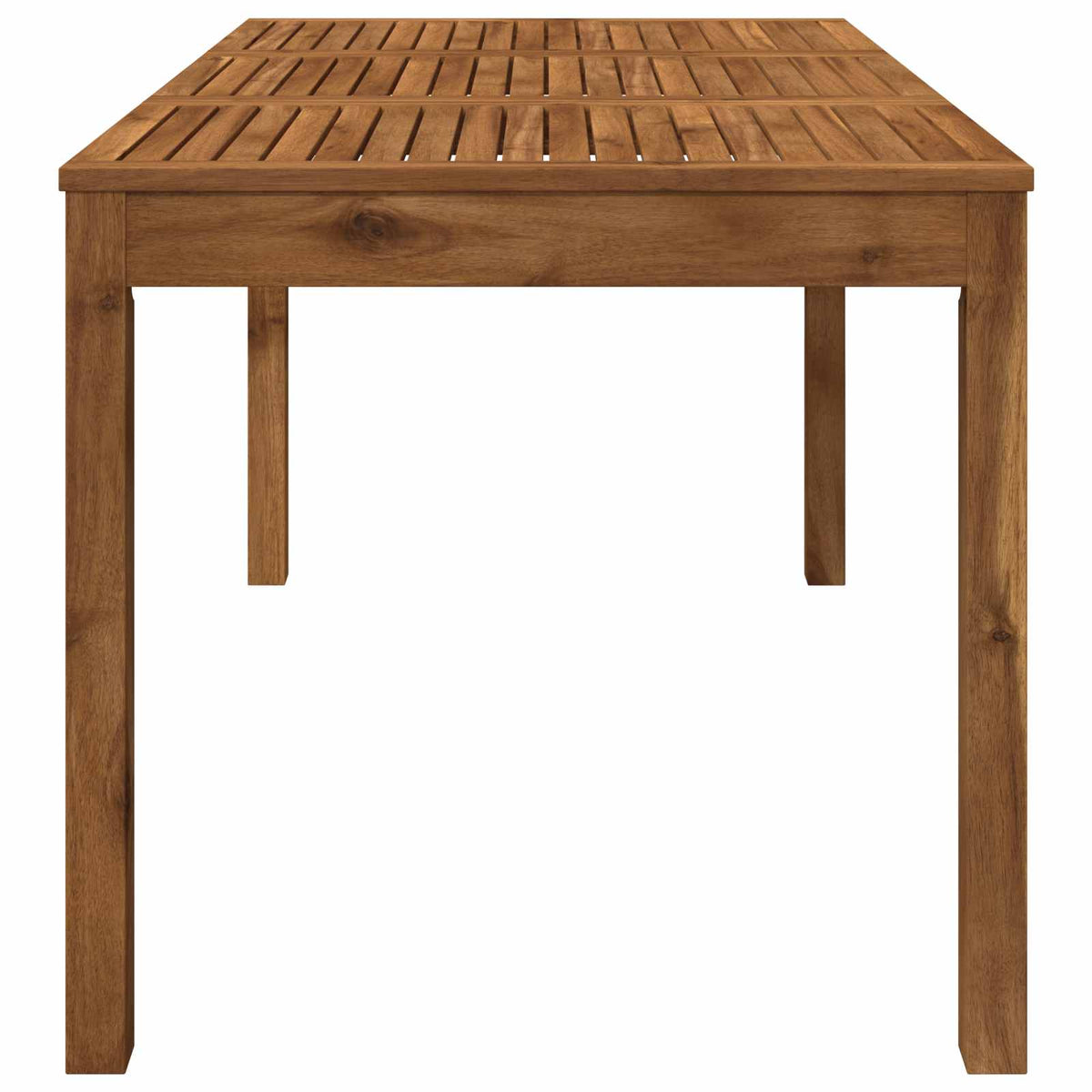 Tuindiner tafel Naturel 141 x 80,5 x 75 cm Massief Acaciahout