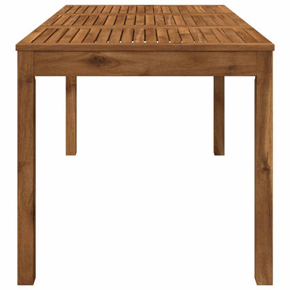 Tuindiner tafel Naturel 141 x 80,5 x 75 cm Massief Acaciahout