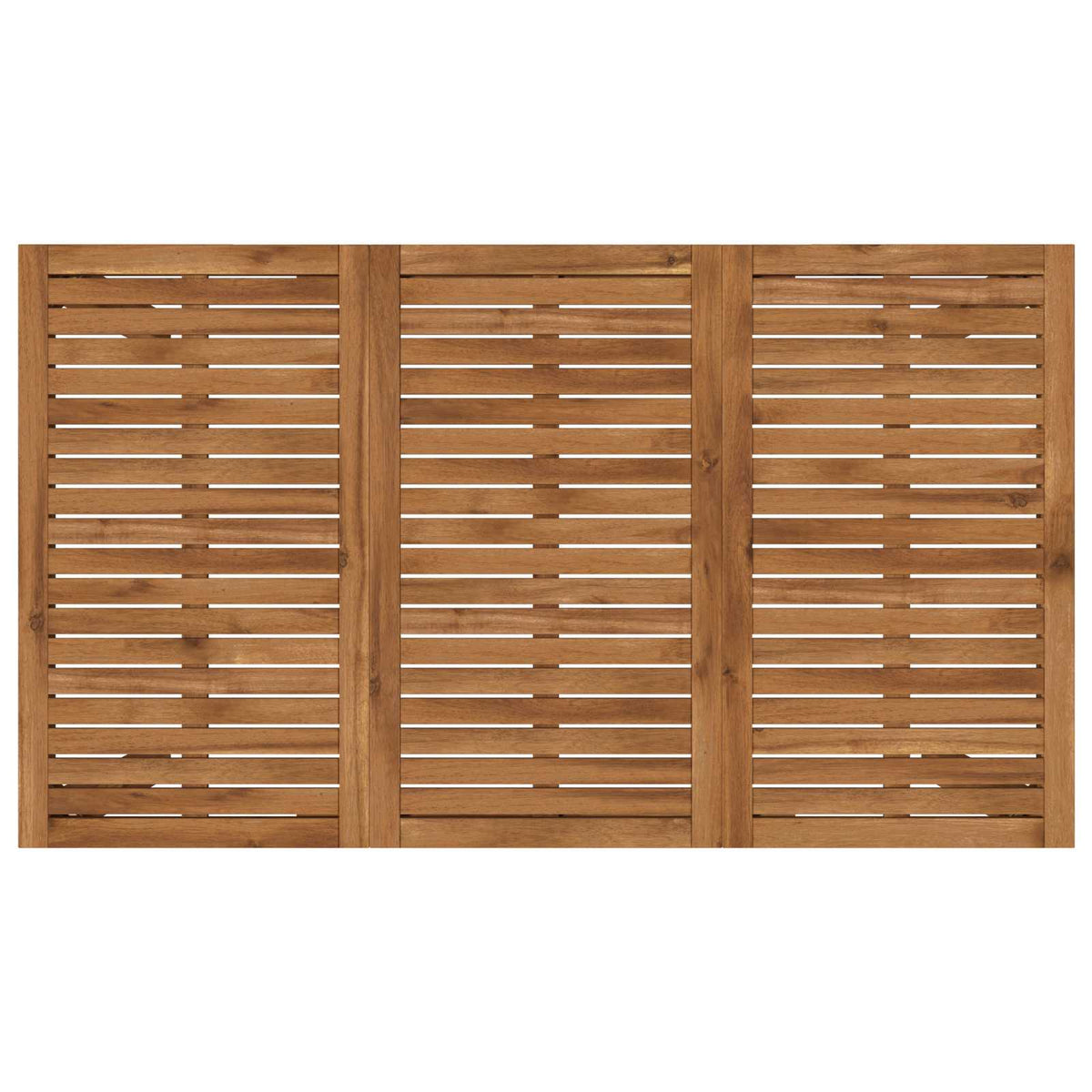 Tuindiner tafel Naturel 141 x 80,5 x 75 cm Massief Acaciahout