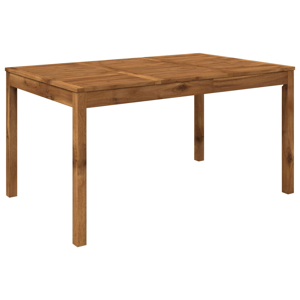 Tuindiner tafel Naturel 147 x 88,5 x 75 cm Massief Acaciahout