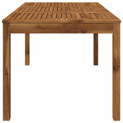 Tuindiner tafel Naturel 147 x 88,5 x 75 cm Massief Acaciahout