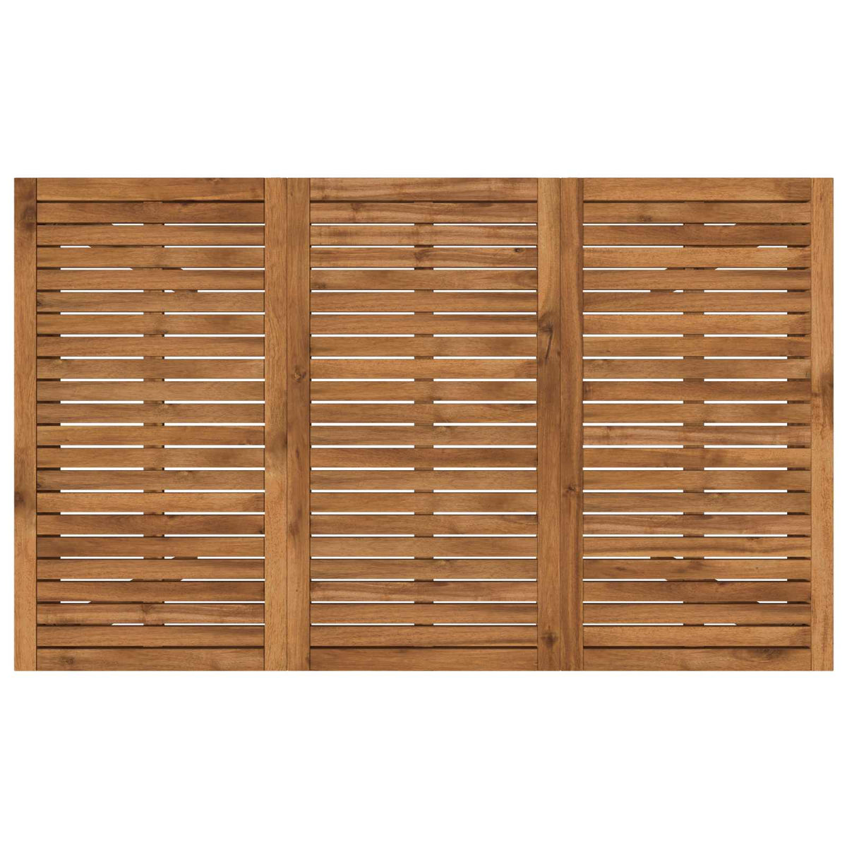 Tuindiner tafel Naturel 147 x 88,5 x 75 cm Massief Acaciahout