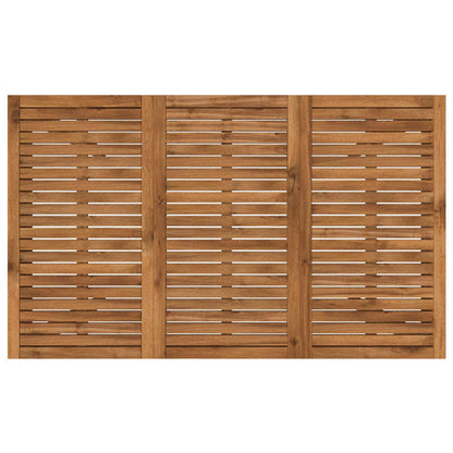 Tuindiner tafel Naturel 147 x 88,5 x 75 cm Massief Acaciahout