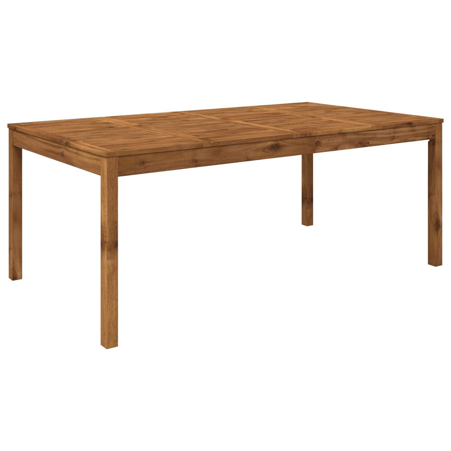 Tuindiner tafel Naturel 196 x 100,5 x 75 cm Massief Acaciahout