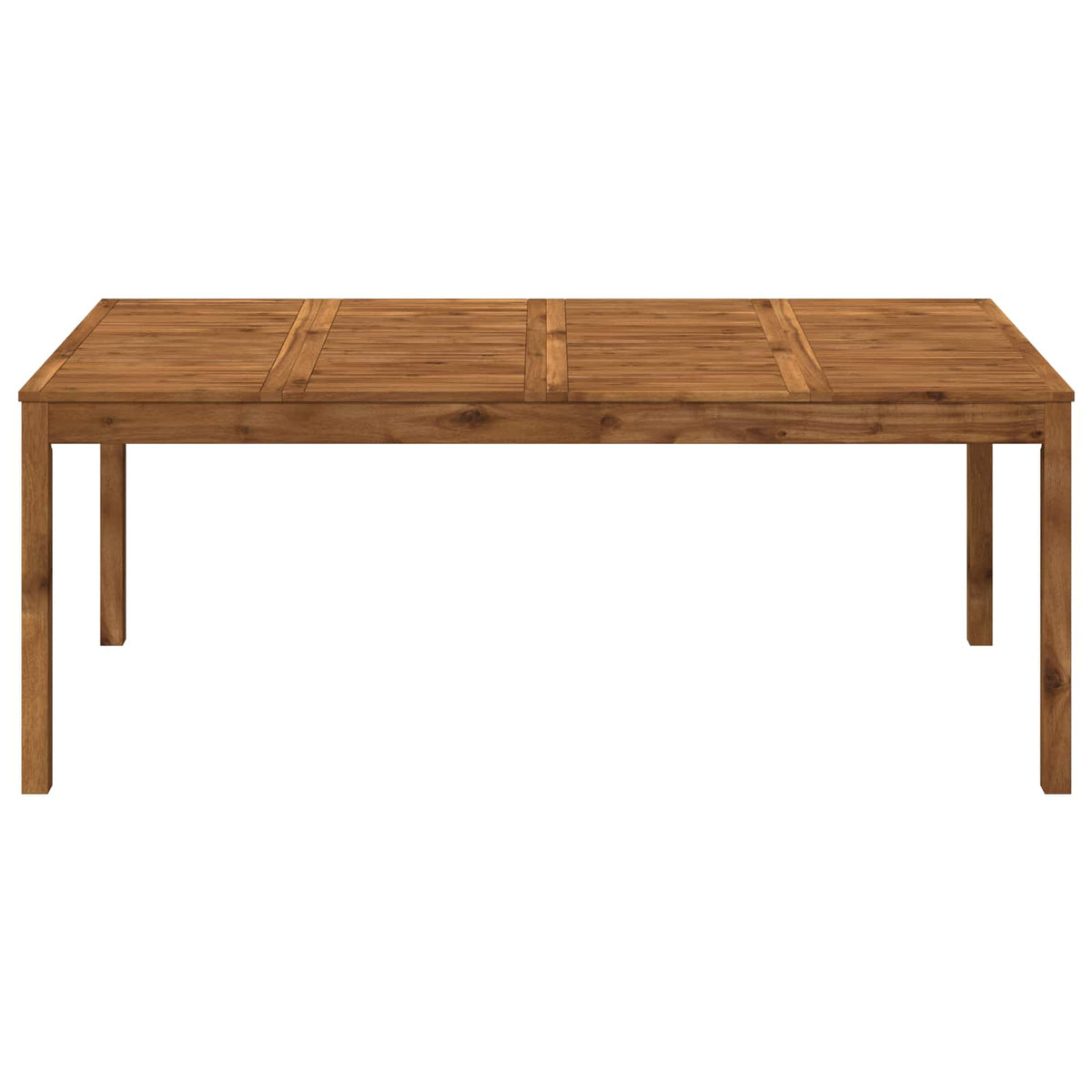 Tuindiner tafel Naturel 196 x 100,5 x 75 cm Massief Acaciahout