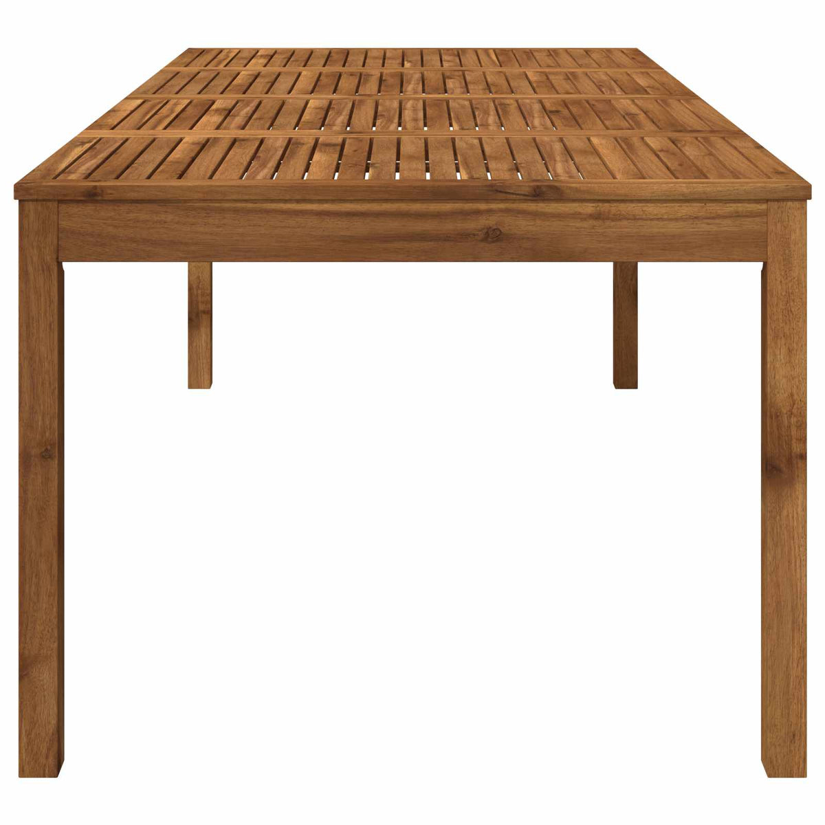 Tuindiner tafel Naturel 196 x 100,5 x 75 cm Massief Acaciahout