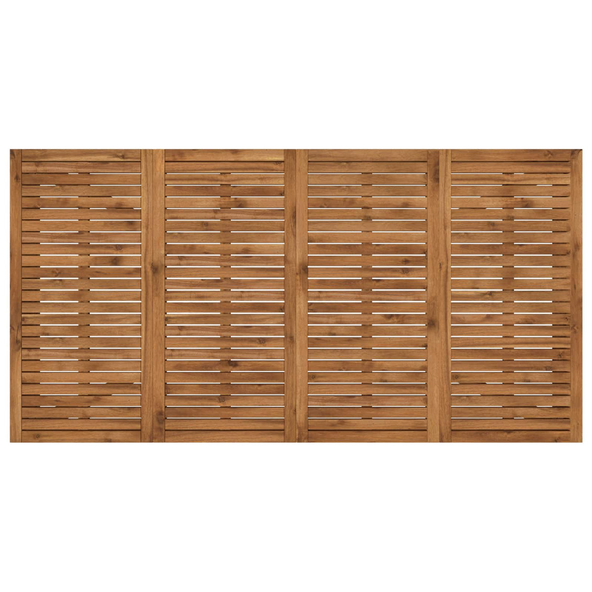Tuindiner tafel Naturel 196 x 100,5 x 75 cm Massief Acaciahout