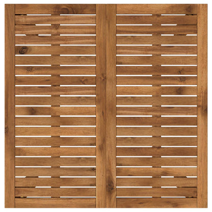 Tuinbar Tafel Naturel 80 x 80,5 x 105 cm Massief Acaciahout